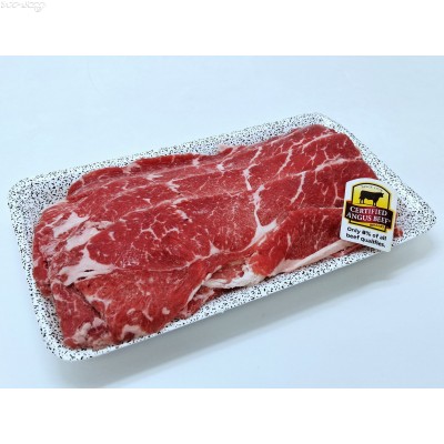 B32-3 美國安格斯三角去骨牛小排火鍋片(即肩胛，約430g/碟±5%)會員價HK$120.00/碟***盤點清貨特價HK$99.00/碟***